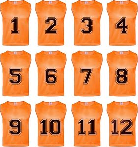 Custom Printed Soccer Scrimmage Vests Mesh Football Practice Pinnies Team <b>Training</b> <b>Bibs</b> Wholesale Tank Tops - Product Image 1