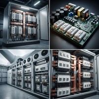 Module de puissance IGBT de qualité automobile sur substrat céramique, carte de circuit imprimé (PCB) en nitrure d'aluminium (AlN), DBC, AMB, nitrure de silicium, carte d'onduleur pour véhicules électriques (VE)
