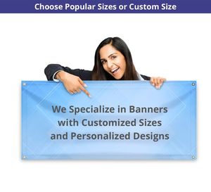 Impresión de pancartas publicitarias grandes para exteriores de 10x10 pies, pancarta flexible de PVC personalizada, resistente al agua, a los rayos UV y a la intemperie. - Product Image 4