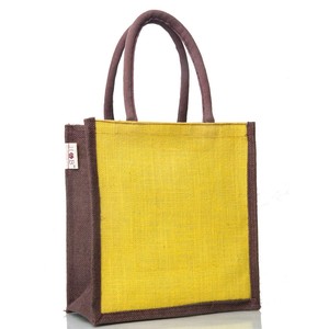 2026 Large Size Jute Bags Rope Handle Customized Logo Printed Embroidery Flowers Cotton Lining Unisex Stylish National Kitchen - Product Image 5