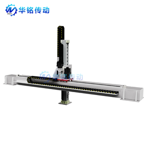 Robot portique robuste avec crémaillère, guide linéaire, module de glissière transversale, rail de base pour le chargement et le déchargement - Product Image 1
