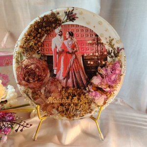 Marco de Fotos de Resina con Incrustaciones de Madreperla Natural para Decoración de Mesa en Interiores, Fabricación de Marcos de Resina Hechos a Mano - Product Image 1