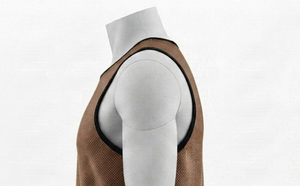 Men's Brown <b>Mesh</b> Tank Top Round Neck Sleeveless Breathable Regular Fit All Seasons 100% Polyester Solid Color Basketball Apparel - Product Image 6