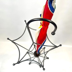Porte-parapluie, support pour cannes en métal, style scandinave du milieu du siècle, rangement pour entrée - Product Image 3