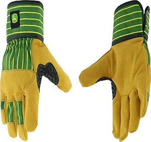 Guantes de seguridad para la construcción XL, cuero de vaca dividido, Palma forrada, impermeable, protección contra el calor, puño de goma para pulgar alado - Product Image 2