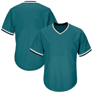 Baseball Softball Jersey Solid V Neck Shirt 100%Polyester <b>Mesh</b> <b>Plus</b> <b>Size</b> Teams Wear Custom Team Name Logo Training Jersey - Product Image 6