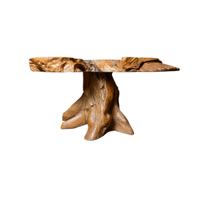 ARTERRA Luxury Handcrafted Antique Rustic Teak Root Coffee Table Living Room Furniture Unique Wood Grain <b>Pattern</b> Eco-Friendly - Product Image 2