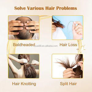 Maschera per <span class=keywords><strong>Capelli</strong></span> Secchi alla Cheratina Biologica con Olio di Batana, <span class=keywords><strong>Balsamo</strong></span> e Crema per Uomini e Donne, Idratazione, Riparazione e Ricrescita, Etichetta Privata - Product Image 3