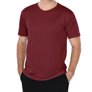เสื้อยืดคอกลมผู้ชาย TRENDION APPARELS แบบเรียบง่าย แขนสั้น สำหรับออกกำลังกายและสวมใส่ลำลอง ผลิตโดยผู้ผลิตเสื้อผ้าออกกำลังกาย - Product Image 3