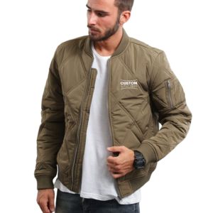 Veste de pilote pour hommes, veste bomber tactique, coupe-vent d'hiver, veste bomber en nylon et polyester, vente en gros de vestes bomber - Product Image 5