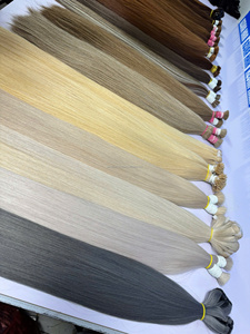Vente en gros d'extensions de cheveux Remy en vrac de qualité supérieure blond brut #613 #60 cuticule vierge alignée Vietnam humain - Product Image 5