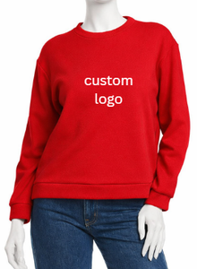 Sweat-shirt pour femme en coton 100% - Style streetwear de luxe - Surdimensionné - Brodé - Product Image 2