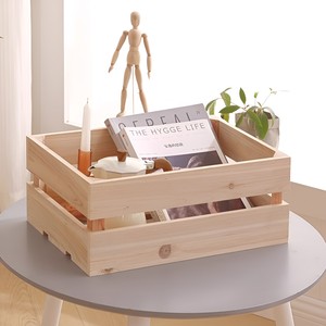 Caisse en bois la mieux sélectionnée corbeille à fruits empilable pour la cuisine prix de gros caisses de stockage en bois pour la maison - Product Image 3