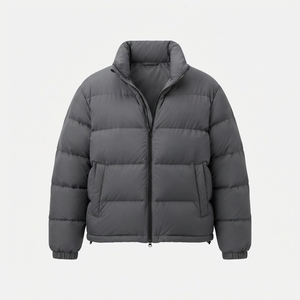 Blouson matelassé coupe carrée pour homme, logo personnalisé, OEM, chaud pour l'hiver, vêtement d'extérieur rembourré court, vente en gros - Product Image 5
