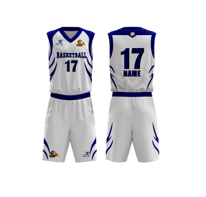 Ensemble uniforme de basketball personnalisé en polyester pour adulte – Maillot sans manches respirant et short – Tenue de sport d'équipe sur mesure - Product Image 6