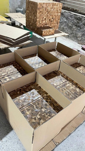 Professional End Grain Wooden Cutting Board, Thick Durable Hardwood, Food Safe, <b>Kitchen</b> Prep Chopping Block - Product Image 6