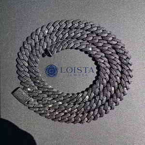 IGI Certified Lab Grown Diamond Hip Hop Cuban Link <b>Chain</b> Necklace In Gold <b>Iced</b> <b>Out</b> <b>Chain</b> for Men - Product Image 1