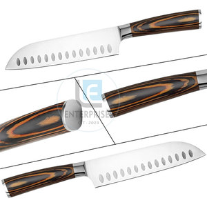 Vente flash, prix bas, couteaux de chef en acier inoxydable de haute qualité et manche en bois, couteaux de cuisine durables et écologiques - Product Image 3