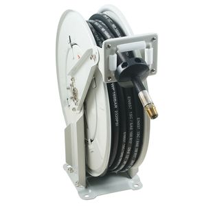 Avvolgitubo per ingrassaggio retrattile extra lungo da 15 m con azionamento a molla e snodo automatico per uso intensivo - Product Image 6