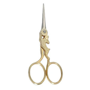 Tijeras de Bordado Vintage, Tijeras Rectas de Acero con Diseño de Conejo para Costura, Manualidades, Tejidos y Obras de Arte - Product Image 6