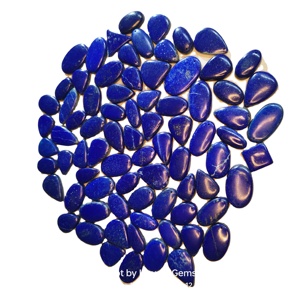 Cabochon Lapis Lazuli naturel percé de super qualité prix de gros Lot de pierres précieuses en vrac matériel de Quartz pour la fabrication de bijoux - Product Image 3