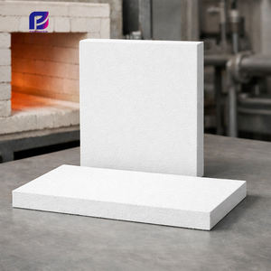 Panneau isolant en fibre céramique de haute pureté 1260C, silicate d'alumine, taille personnalisée pour la doublure de porte de fourneau - Product Image 1