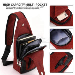 กระเป๋าสะพายข้างแบบปรับได้ ทนทาน น้ำหนักเบา เหมาะสำหรับการเดินทาง ทำงาน ใช้ในชีวิตประจำวัน กระเป๋าสะพายข้างสำหรับการเดินทางทุกวัน - Product Image 4