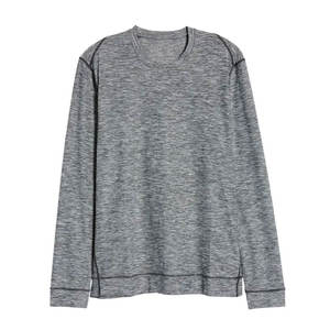 Camisetas de Hombre al por Mayor de Poliéster/Algodón con Cuello Redondo, Anti-Pilling, Holgadas, de Manga Corta y Larga, con Logotipo Personalizado, de Alta Calidad, Jersey Sólido - Product Image 6