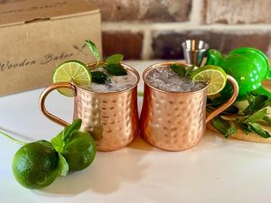 Dynamic Copper Moscow Mule <b>Mugs</b> Created For Modern Cocktail Serving In Kitchen Bar And Special Dining Experiences - Product Image 6