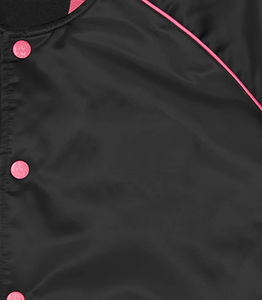 Blouson Bomber en Satin Personnalisé de Haute Qualité 2026 – Veste de Baseball en Polyester Hiver pour Hommes et Femmes – Blouson Varsity en Satin Sur Mesure pour Hommes - Product Image 6