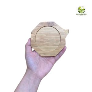 Custom Logo Heat Resistant Carved <b>Bamboo</b> Wood <b>Table</b> Mats Eco Friendly for Cafe Restaurant Hotel Wholesale - Product Image 3