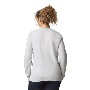 Sweat-shirt d'hiver pour femme en molleton à col rond, manches longues, décontracté, en mélange doux de coton et de polyester, respirant, uni - Product Image 2