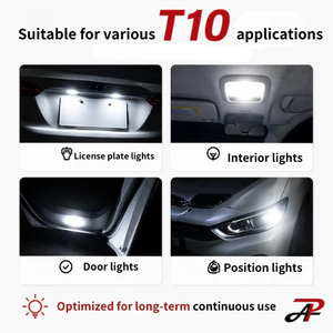 HX2 LED Reverse <b>Light</b> Bulb White Canbus 10-SMD 3030 Chip 12V Interior <b>Light</b> Parking <b>Light</b> <b>Vanity</b> <b>Light</b> Footwell <b>Light</b> Door <b>Light</b> - Product Image 4