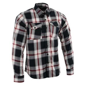 Top Quality Urban Heritage Plaid Flannel <b>Shirt</b> Classic Black <b>White</b> Red Check Button Down <b>Long</b> <b>Sleeve</b> Casual Cotton Workwear - Product Image 1