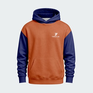 Sudadera con Capucha para Hombre, Estilo Casual, Ligera, de Algodón Tejido Transpirable y Ecológico, Corte Regular, con Bolsillos y Cordón Ajustable - Product Image 1