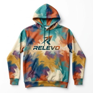 Sudadera de cuello redondo de algodón grueso transpirable tipo gofre de primera calidad para hombre, estilo casual urbano, forro polar, invierno - Product Image 1