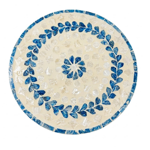 Natural Shell Charger Plate Boho Mother of Pearl <b>Placemat</b> for Coastal Wedding & Luxury Decor Storage - Product Image 2