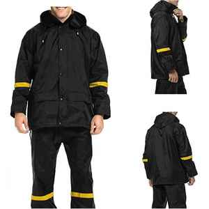 Traje Impermeable Universal para Adultos, Chaqueta con Capucha y Pantalones, Tela Oxford, Ropa de Lluvia para Camping al Aire Libre, Estilo Casual - Product Image 2