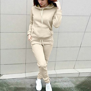 Nueva llegada gimnasio personalizar estilo equipada damas chándales/salón desgaste para las mujeres traje de jogging - Product Image 5