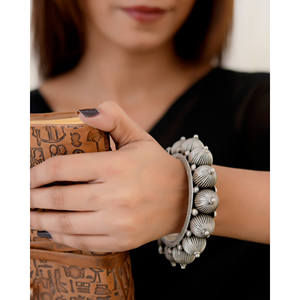 Bracelet en argent fin Meera Jaipur Divya - Product Image 2