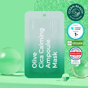 Freemay Olive Cica Calming Ampoule Mask Sheet Good Quality Facial Masks 1P Gross - Product Image 1