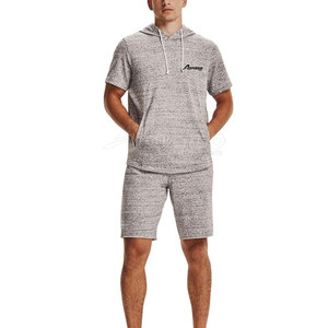 Conjunto de Sudadera con Capucha y Pantalones Cortos para Hombre, Estilo Urbano, en Oferta, Precio Bajo, Hecho con Material Suave de Alta Calidad - Product Image 1