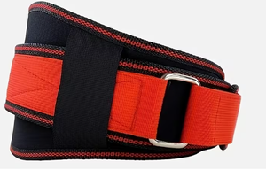 Adjustable Leather Waist Support Belt Non-Slip Metal Buckle for Strength <b>Training</b> <b>Weight</b> Lifting Unisex Breathable Basic - Product Image 5