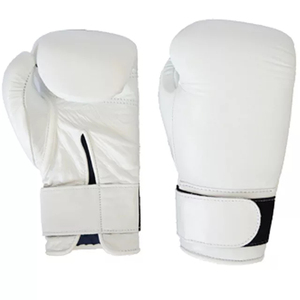 Gants de boxe personnalisés 2026 en similicuir professionnel pour l'entraînement de Muay Thai et MMA, protection UV, fermeture auto-agrippante - Product Image 3