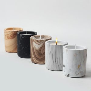 Ensemble de porte-bougies en marbre, support à bougies en pierre de luxe, décoration moderne pour la maison, centre de table pour mariage, porte-bougies décoratif, cadeau - Product Image 6