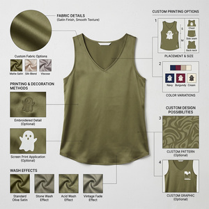 Women's Casual Fitness Tank Top Loose Fit Breathable Quick Dry Eco-Friendly Cotton/Bamboo Gym Wear OEM Services Factory Direct - Product Image 5
