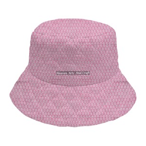 Chapeau bob matelassé en coton imprimé à la main pour femme, style pêcheur et décontracté, idéal pour les fêtes et la pêche - Product Image 4