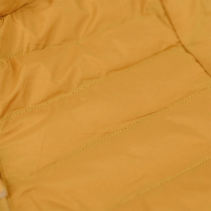 Vestes matelassées décontractées jaunes les plus vendues avec deux poches zippées, style streetwear, chaudes et rembourrées, pour hommes adultes, hiver - Product Image 4