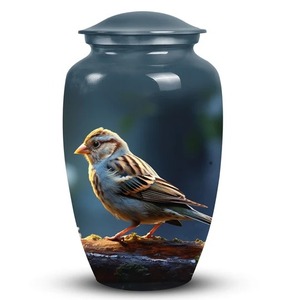 Urna Funeraria Personalizada con Diseño de Paisaje Natural para Cenizas Humanas de Adultos, Urna Grande de Metal con Tapa - Product Image 6