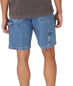Shorts en jean extensibles pour hommes, bleu, haute qualité, style vintage, confortables et respirants pour l'été - Product Image 4